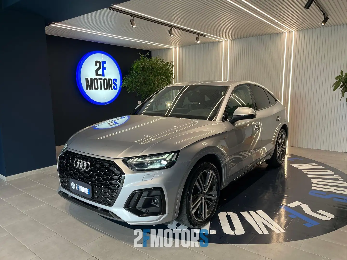 Audi Q5 Sportback 40 2.0 tdi mhev S line quattro s-tronic Argent - 2