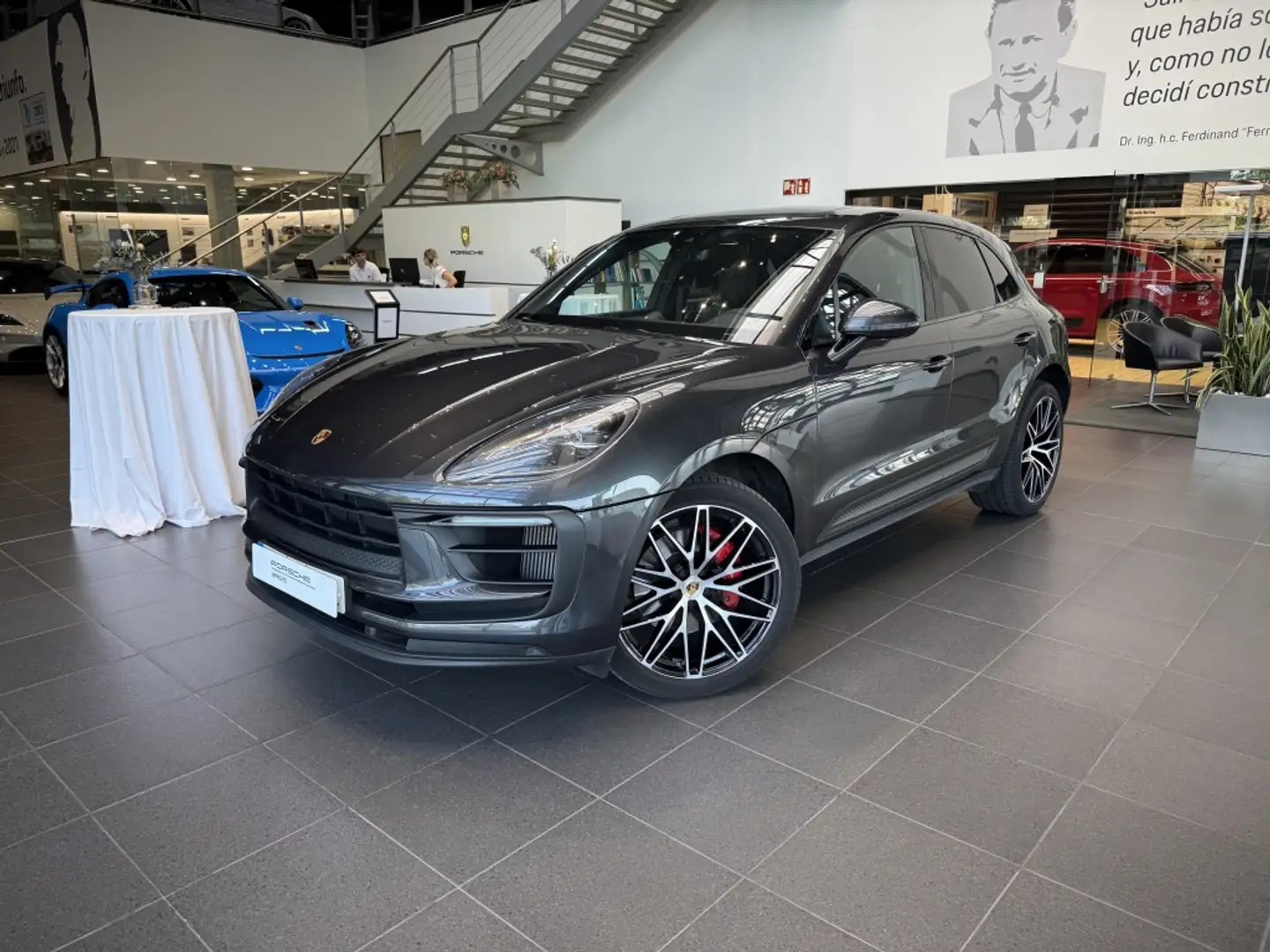 Porsche Macan S Aut. Gris - 1