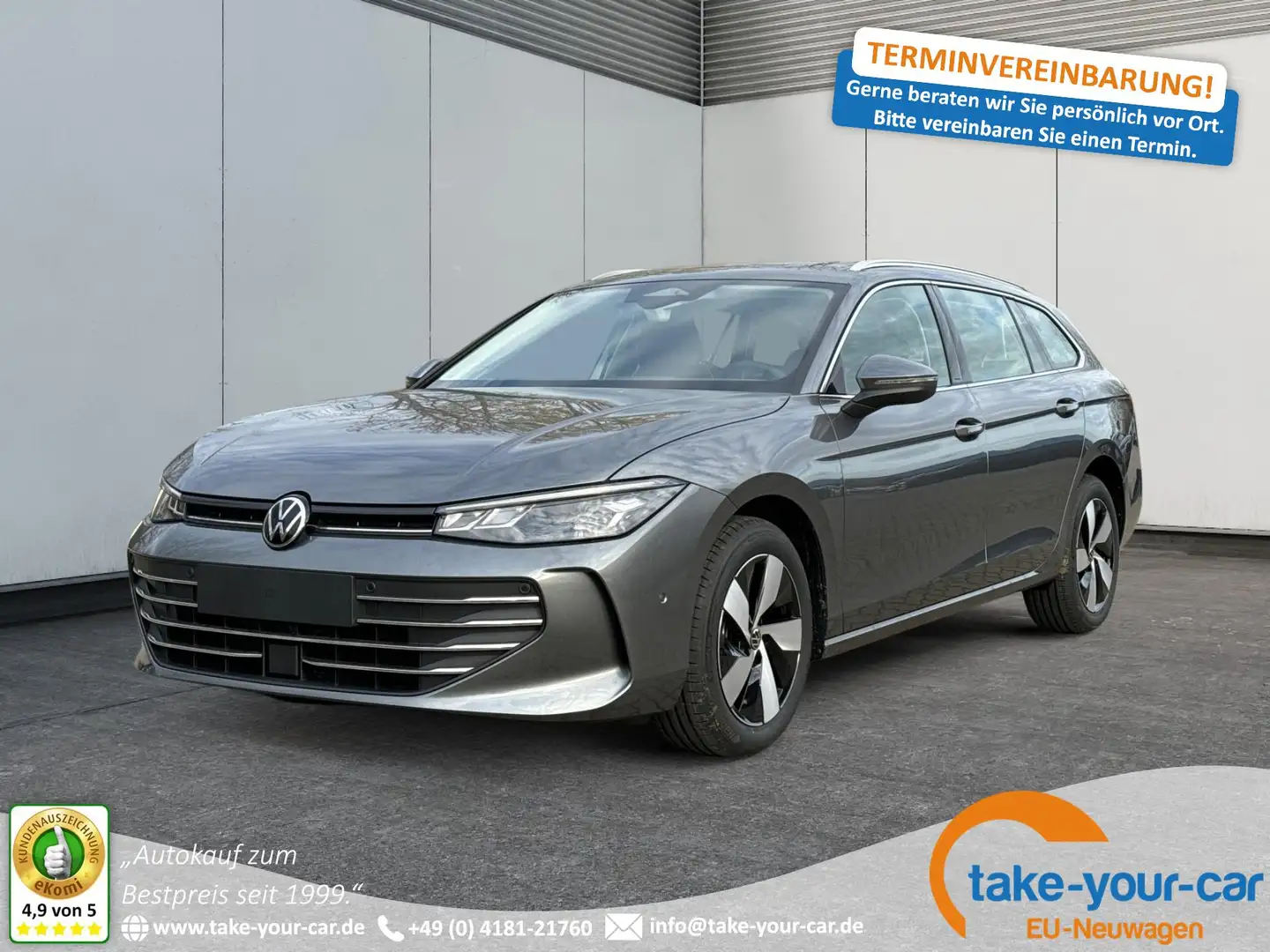 Volkswagen Passat Variant Business DSG+AHK+MASSAGE+NAVI+ACC+KAMERA+LED+17... Grigio - 1