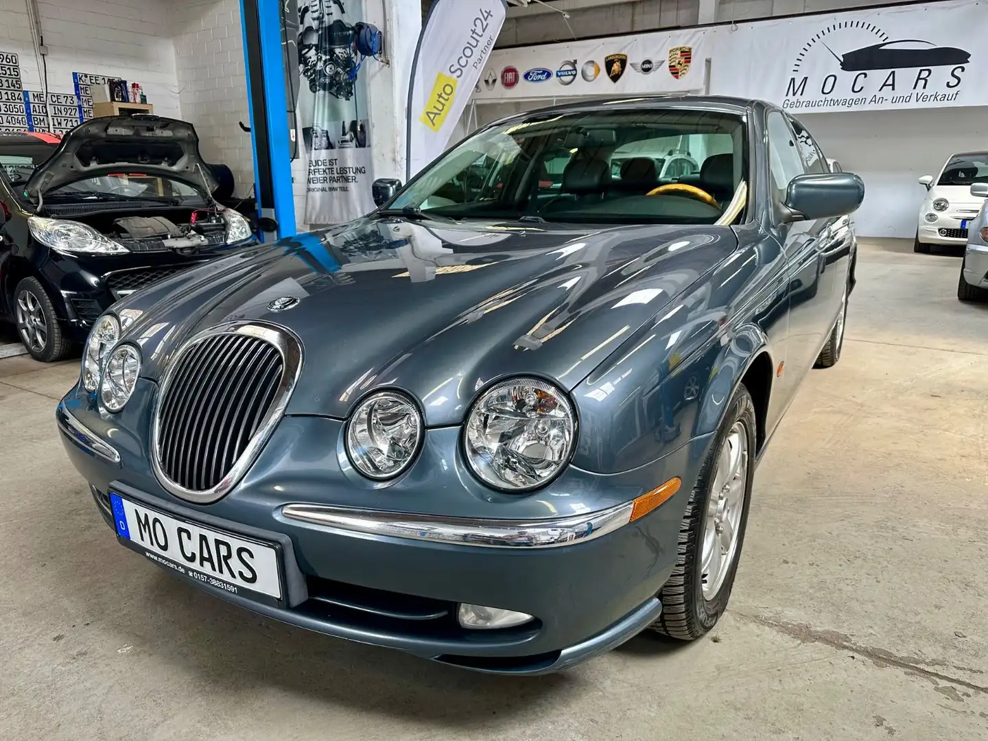 Jaguar S-Type *2.Hand*Schiebedach*Vollleder*Top* Gris - 1