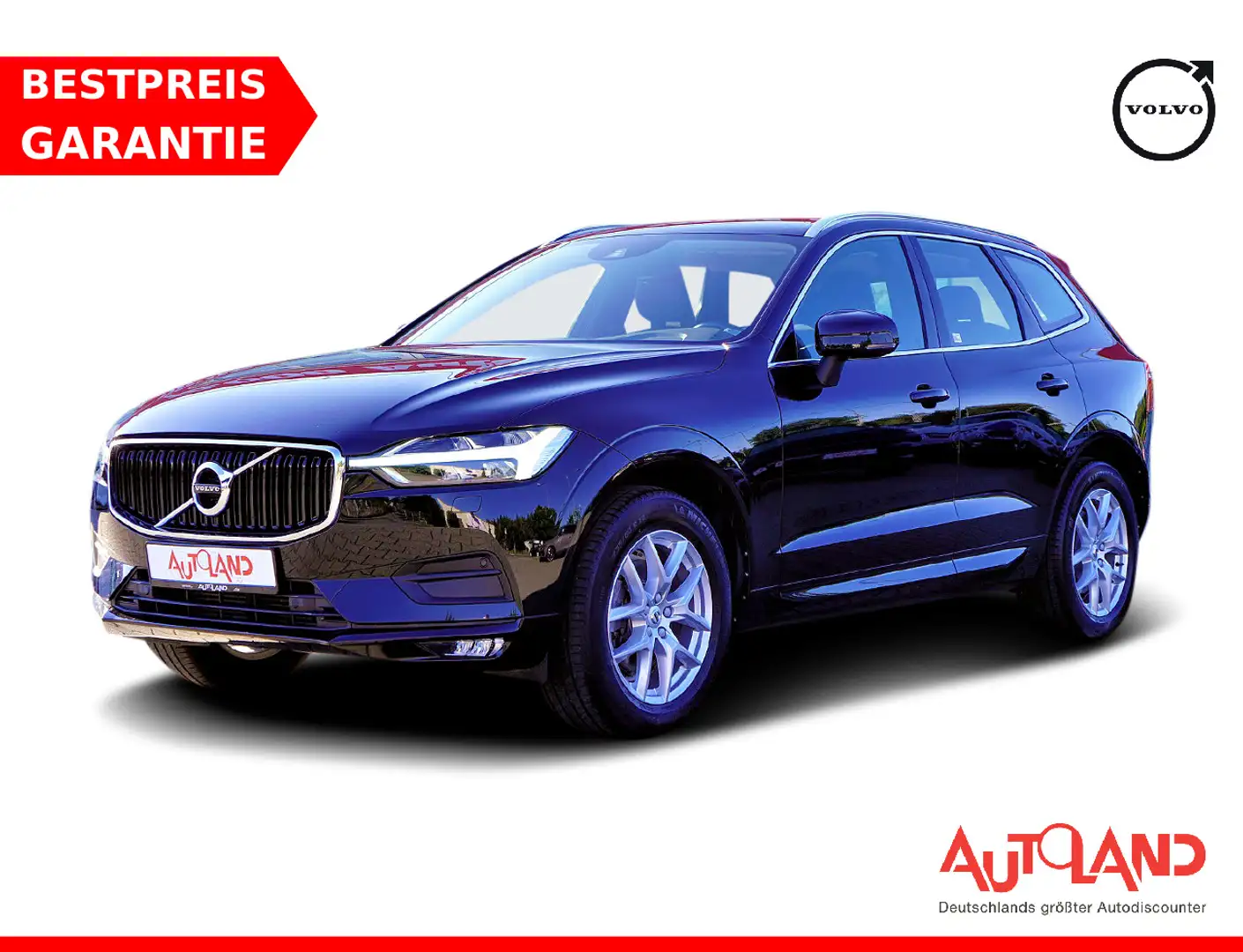 Volvo XC60 T5 AWD Momentum LED ACC AHK Kamera Memory Zwart - 1