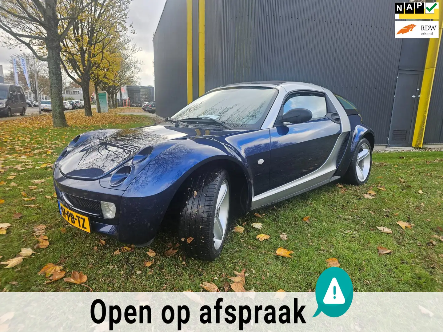 smart roadster 0.7 coupé 101 pk brabus uitvoering inruilmogelijk Grijs - 1