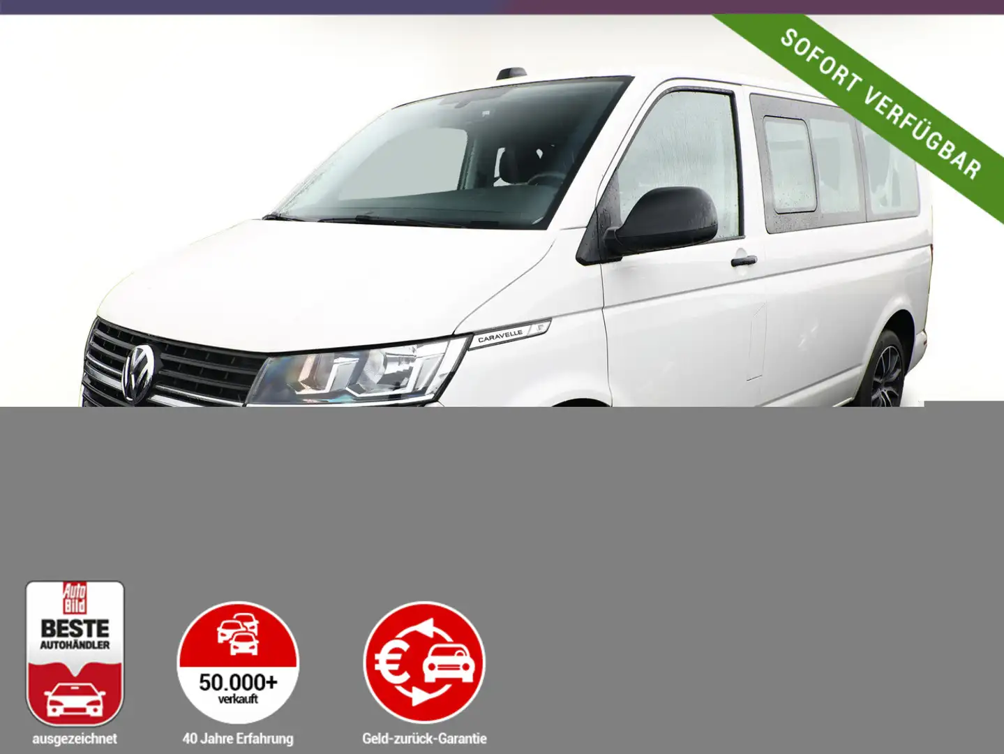 Volkswagen T6.1 Caravelle .1 Caravelle 2.0 TDI 150 Trendline 9S AppC PDC Weiß - 1