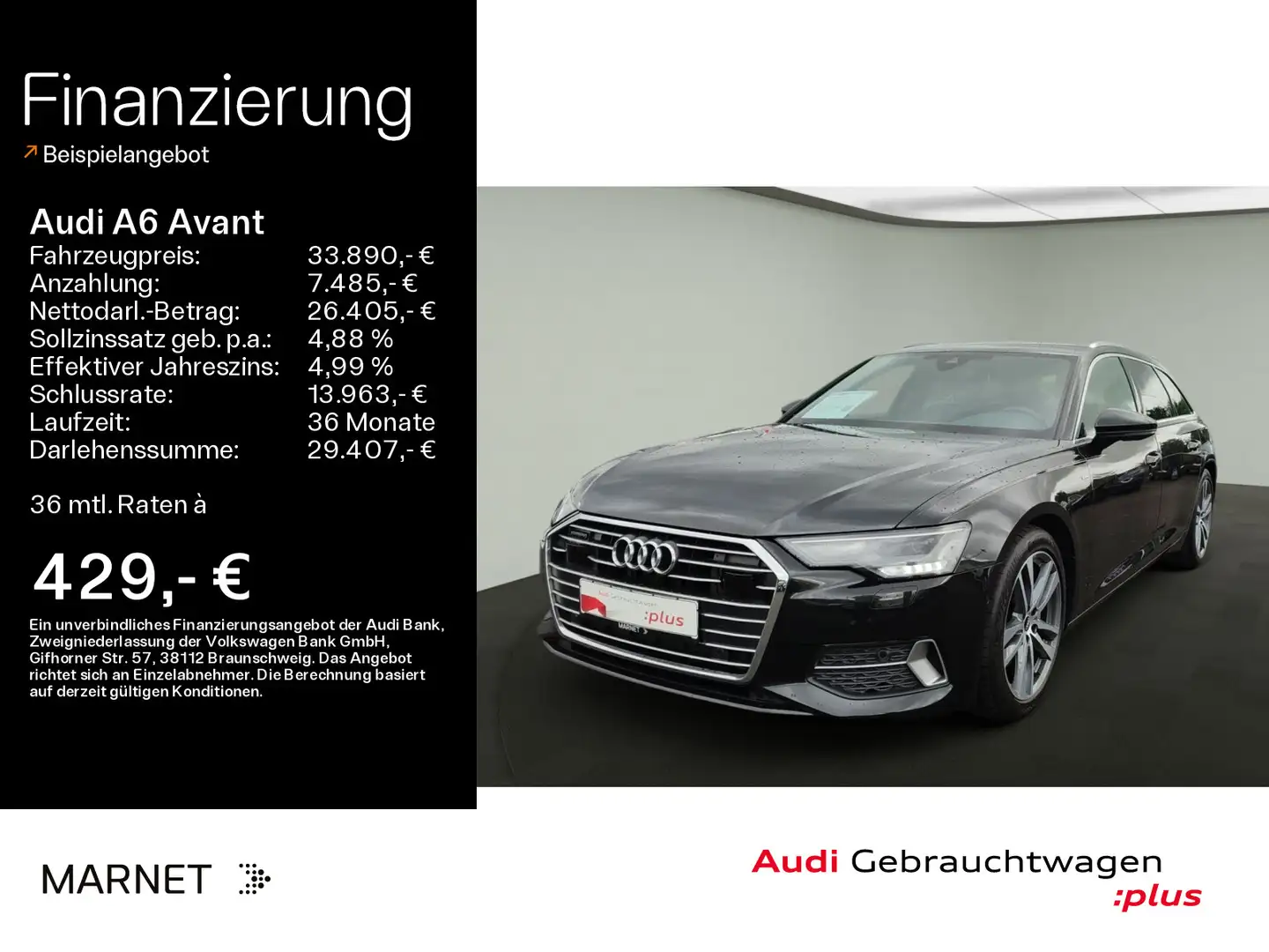 Audi A6 Sport 45 TDI quattro S line*Navi*LED*Al Grijs - 1