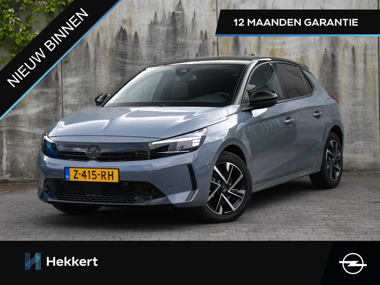 Opel Corsa GS 1.2 Turbo Hybrid 100pk Automaat APPLE CARPLAY | Grijs - 1