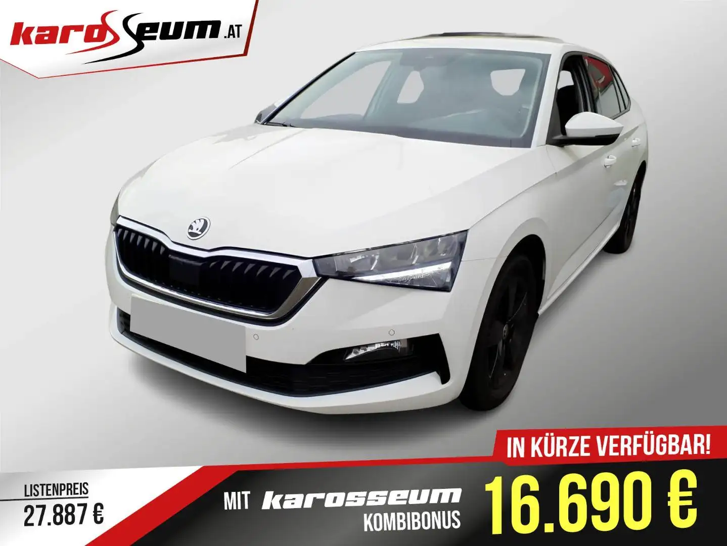 Skoda Scala TSI Sport DSG | TOP GEPFLEGT | AHK | Phonebox Weiß - 1