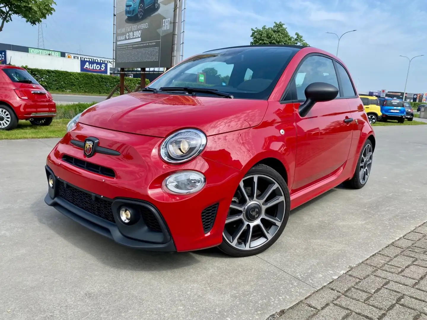 Abarth 595C Turismo Cabrio Rojo - 1
