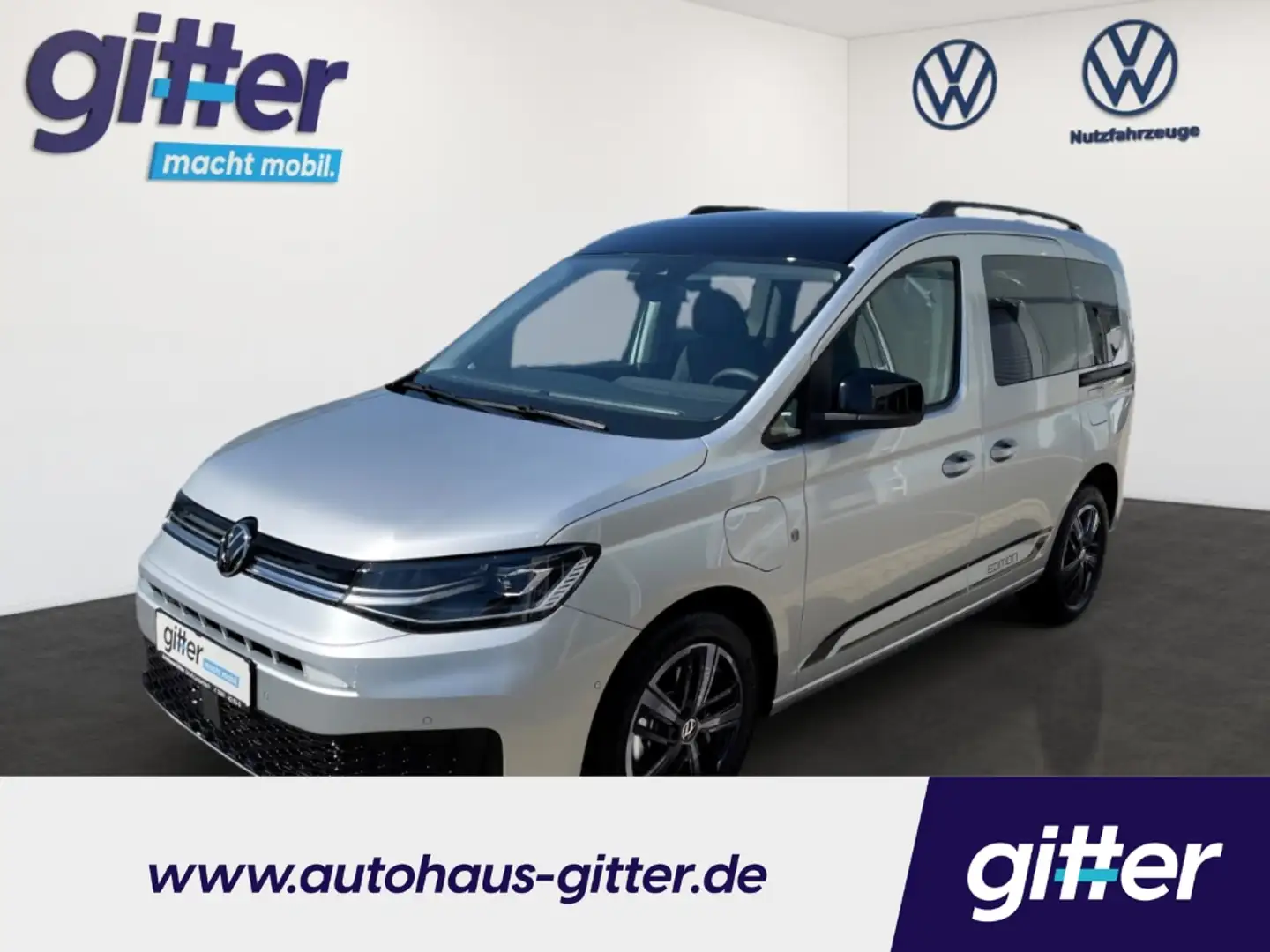 Volkswagen Caddy Edition eHybrid 1.5 TSI EU6e Digitales Cockpit LED Silber - 1