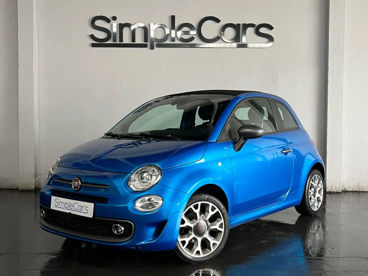 Fiat 500 S *Bi-XENON*LEDER*TEMPO* Bleu - 1
