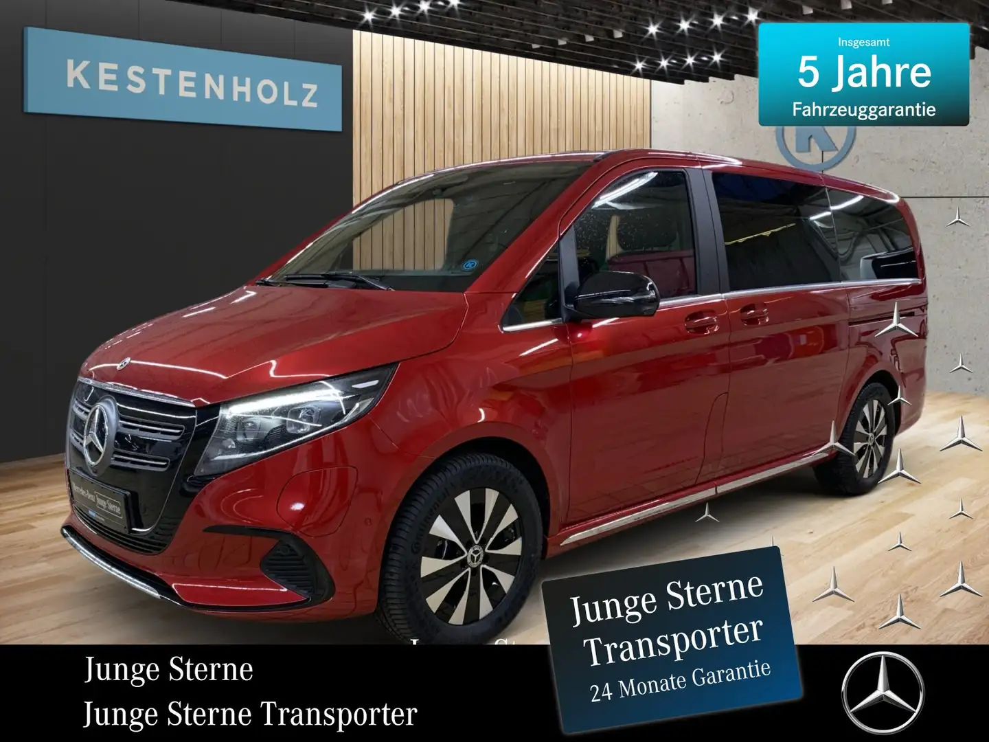 Mercedes-Benz EQV 300 EQV 300 AVANTGARDE Lang *AMG*SHZ*NAVI*KAMERA* Rot - 1