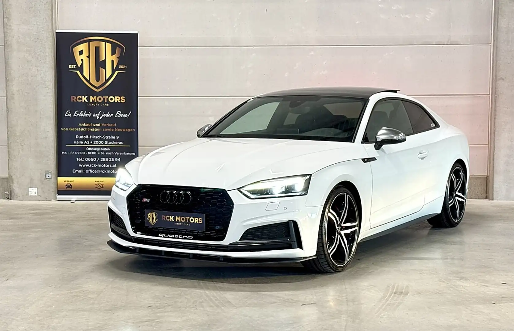 Audi S5 Coupé 3,0 TFSI quattro Tiptronic**PANO**MASSAGE** Weiß - 1