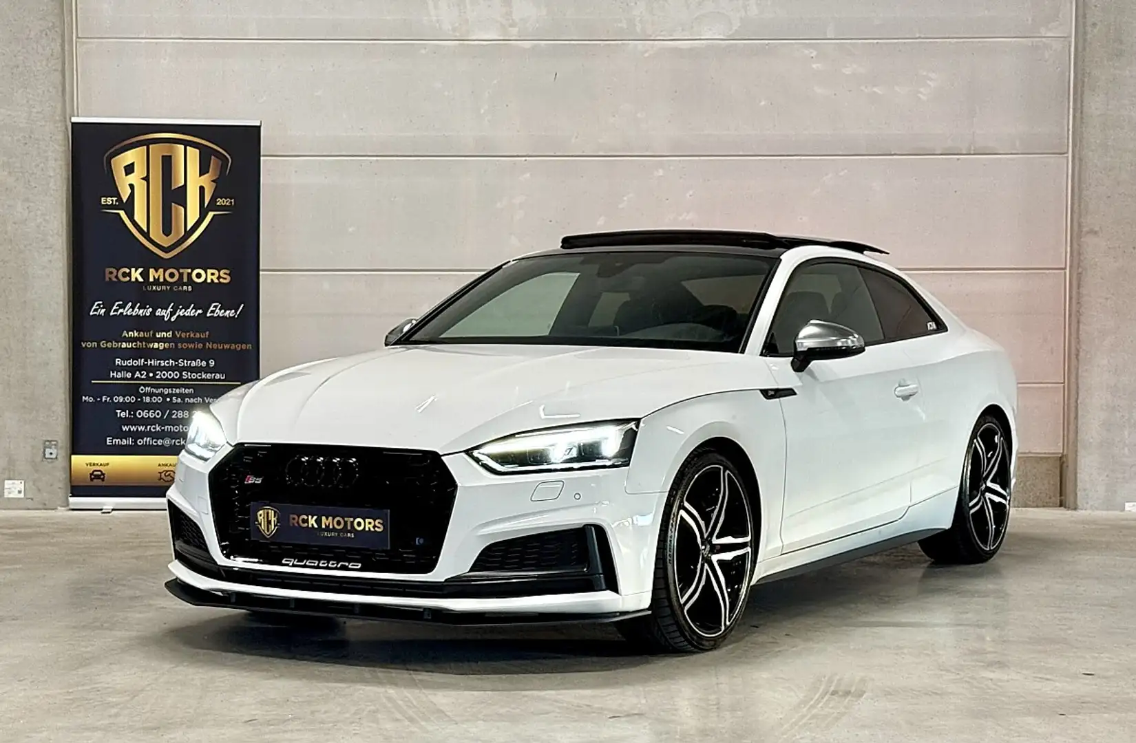 Audi S5 Coupé 3,0 TFSI quattro Tiptronic**PANO**MASSAGE** Weiß - 2