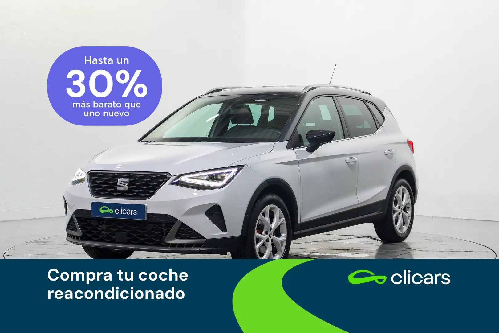 SEAT Arona 1.5 TSI S&S FR DSG7 XM 150 Blanc - 1