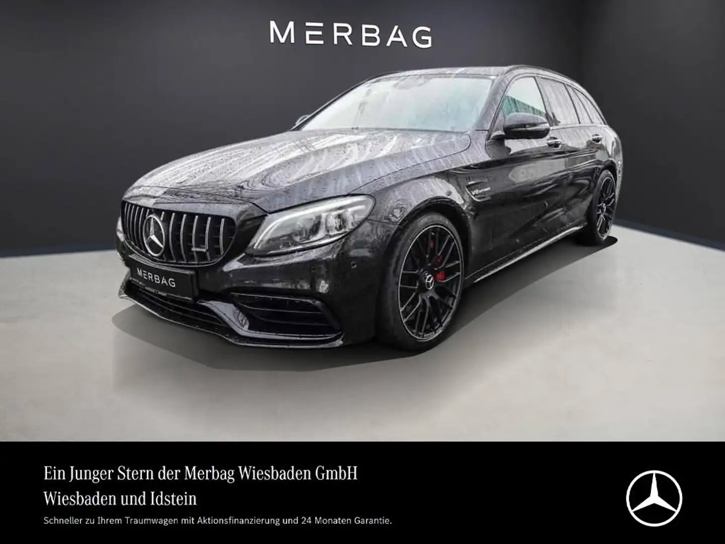 Mercedes-Benz C 63 AMG S T COMAND MULTIBEAM DISTRONIC BURMESTER Schwarz - 1
