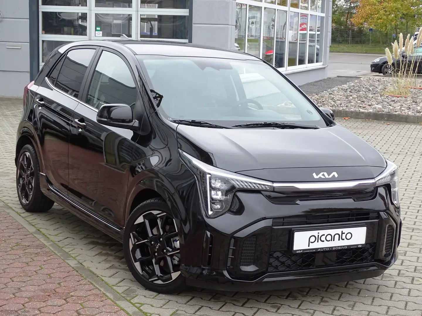 Kia Picanto GT-Line 1.2Klima-Navi-Leder-SHZG-LED Negro - 2