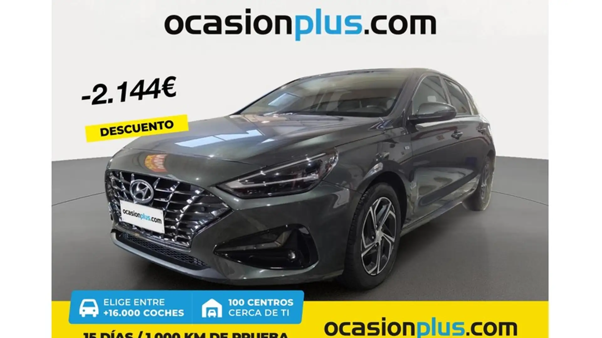 Hyundai i30 1.0 TGDI Tecno 48V 120 Gris - 1