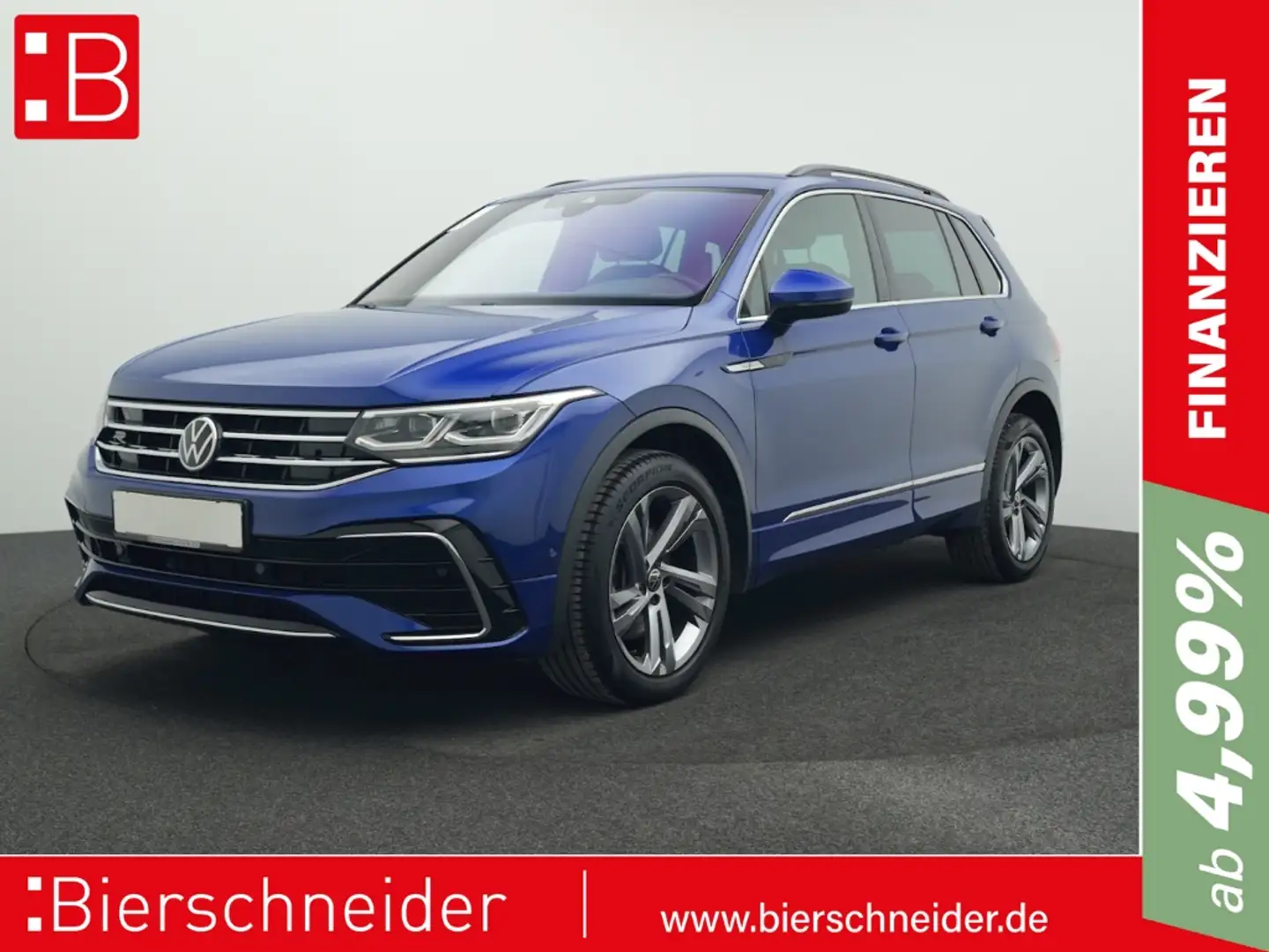 Volkswagen Tiguan 2.0 TSI DSG 4Mo. R-Line IQ.LIGHT KAMERA AHK Blau - 1