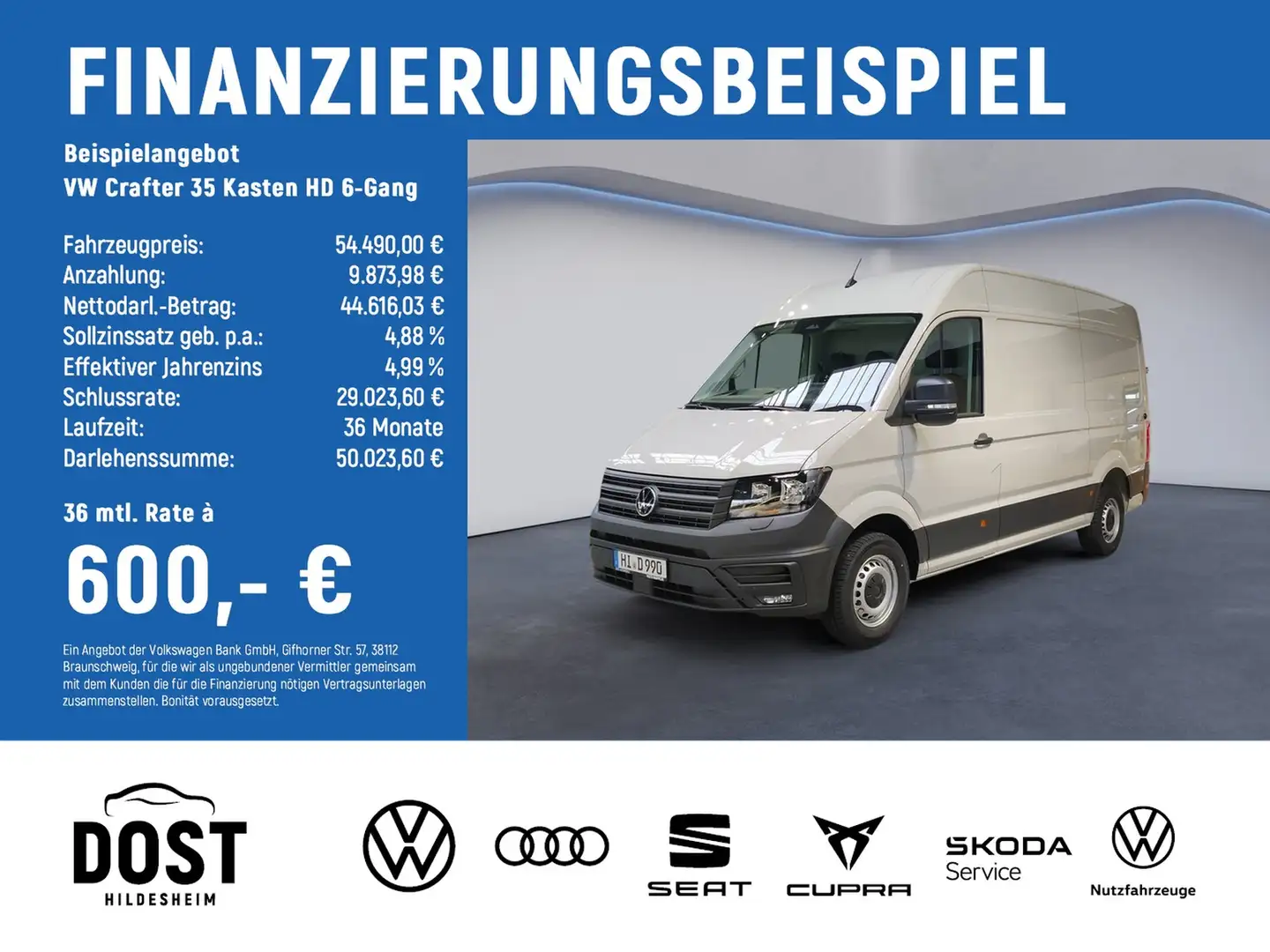Volkswagen Crafter 35 Kasten HD 6-Gang Grigio - 2
