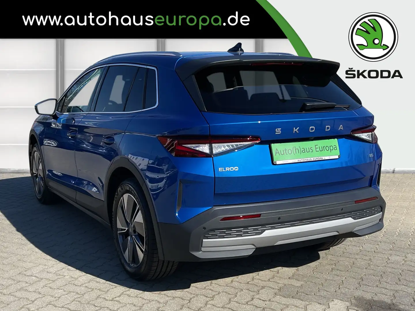 Skoda Elroq 85 AHK ACC 4xSHZ NAVI RFK Niebieski - 2