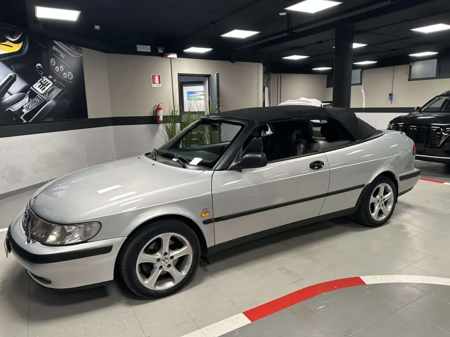 Saab 9-3 Cabrio 2.0t SE c/2airbag auto Argento - 2