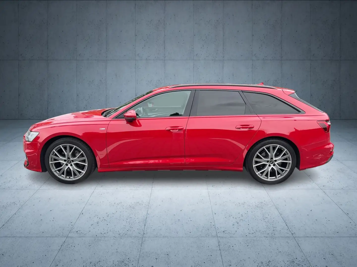 Audi A6 S line 45 TFSI qu AHK/MagRide/Kam/Leder Rot - 2