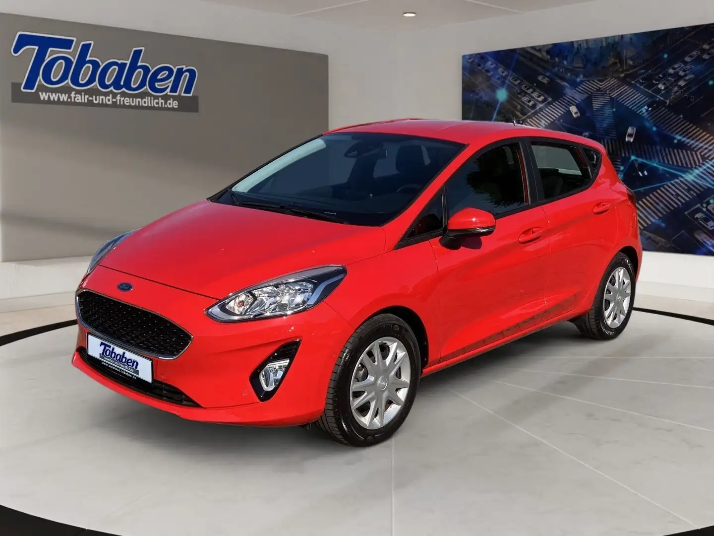 Ford Fiesta Cool&Connect + Kamera+ Winterpaket Rood - 1