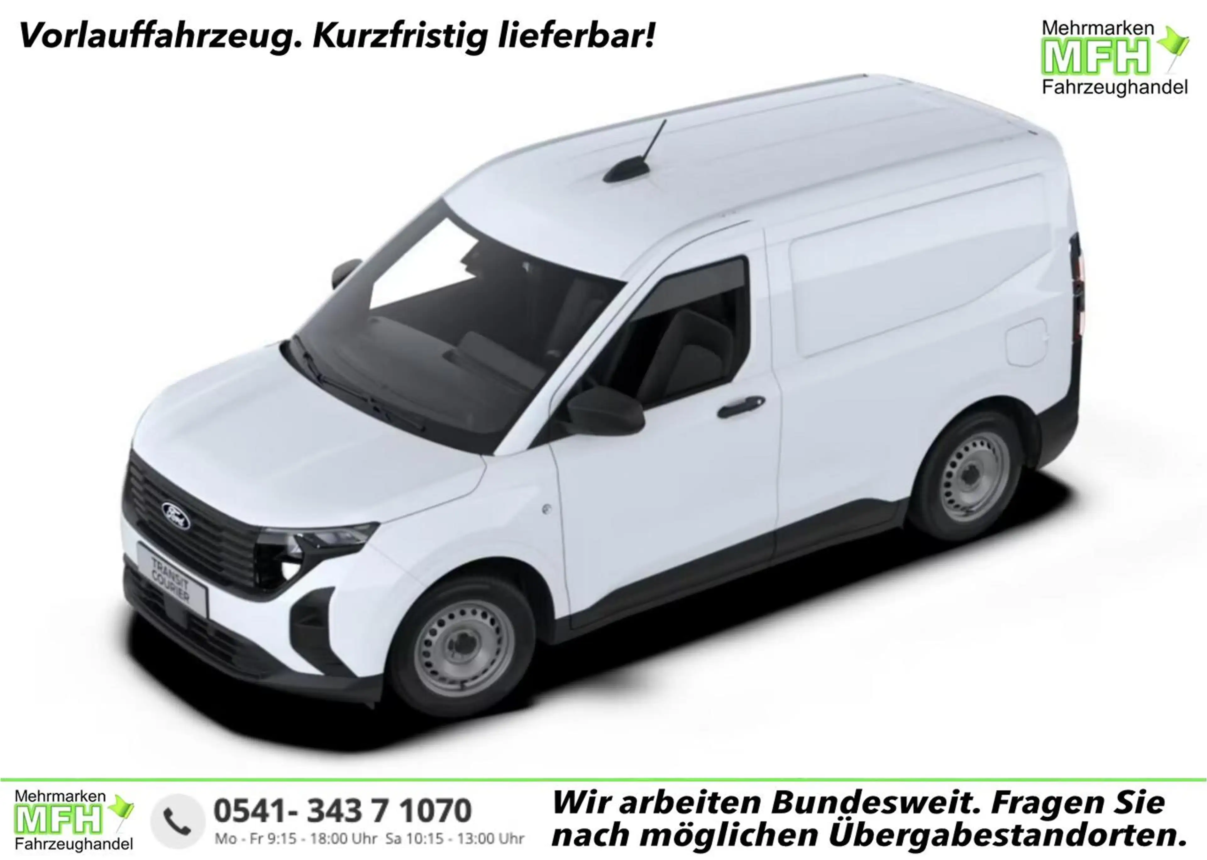 Ford Transit Courier Basis Aut AHK Klima SYNC4 Temp 92 kW (125 PS), ...