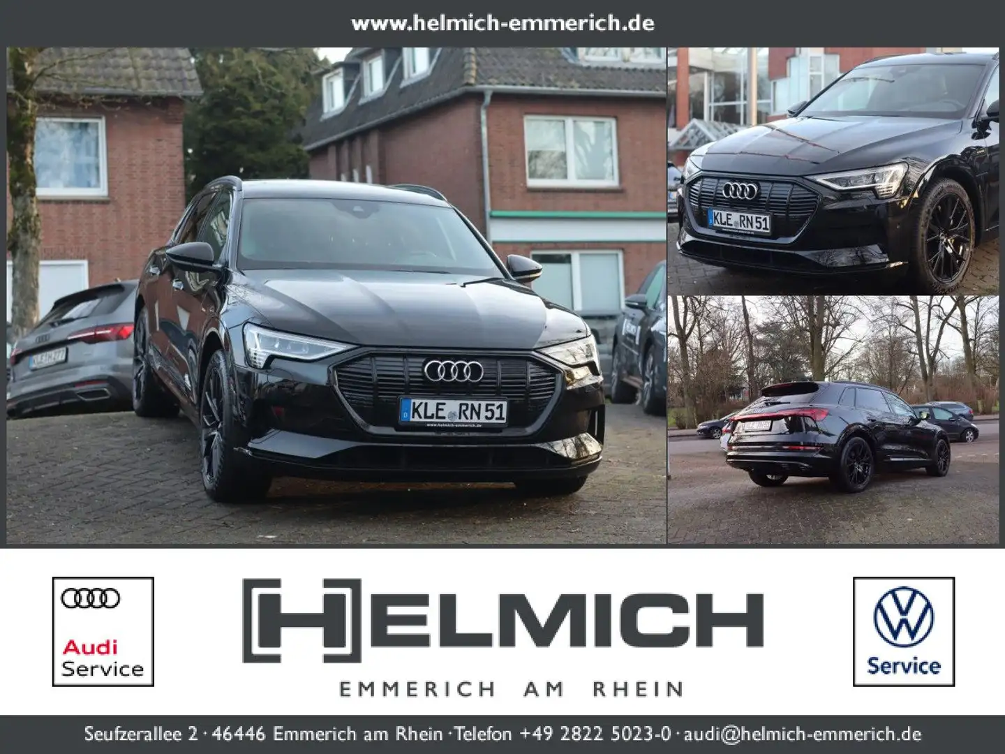 Audi e-tron 55 quattro advanced S-Line Matrix Head-Up Noir - 1