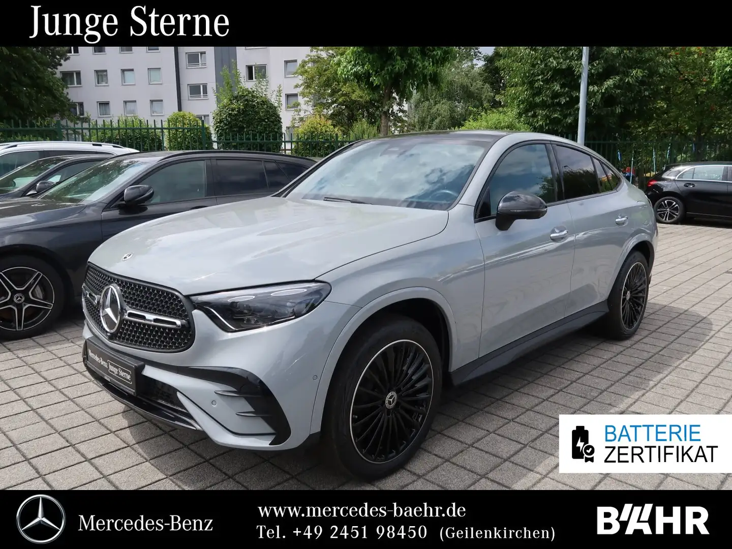 Mercedes-Benz GLC 300 GLC 300 de 4M Coupé AMG+Night/Pano/AHK/Burmester Gris - 1