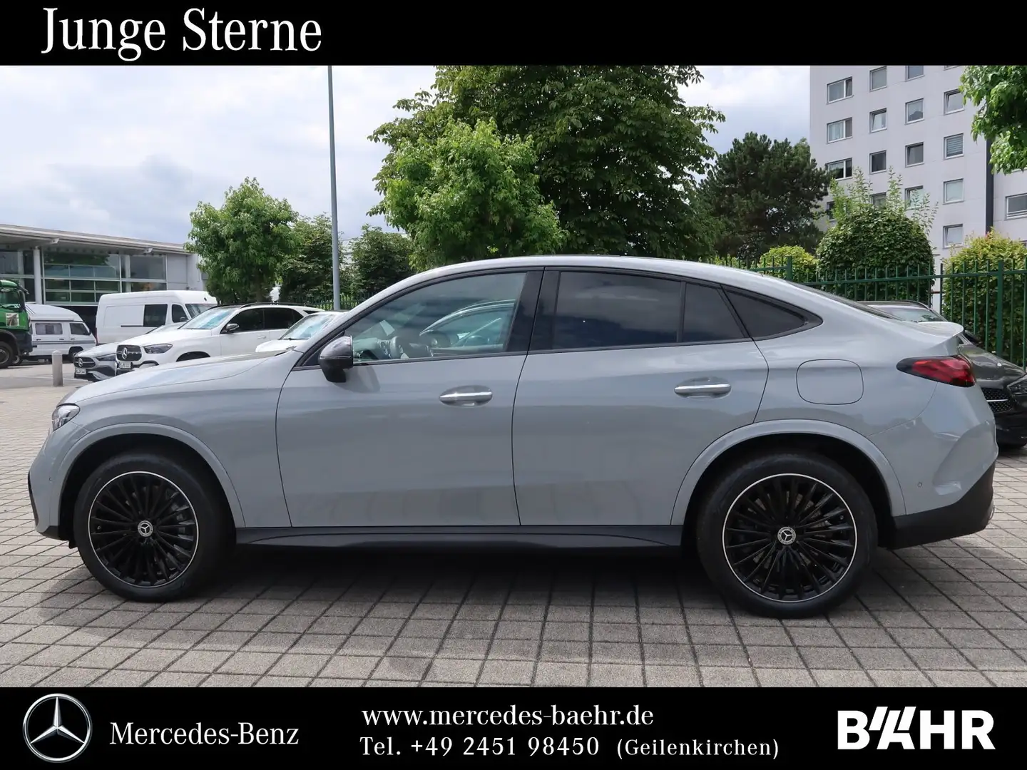 Mercedes-Benz GLC 300 GLC 300 de 4M Coupé AMG+Night/Pano/AHK/Burmester Gris - 2