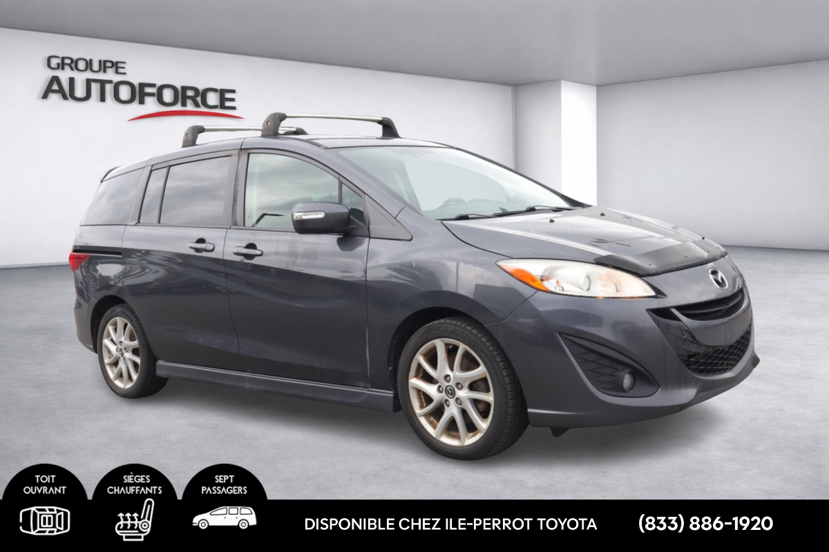2017 Mazda Mazda5 GT, A/C, POWER GROUP, BLUETOOTH, CUIR ONE OWNER, N — снимка 1
