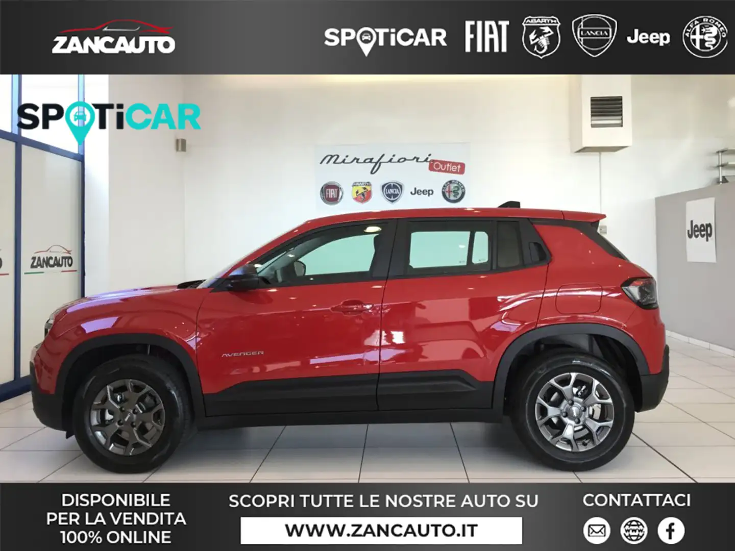 Jeep Avenger MY24 1.2 Longitude KM0 Rosso - 1