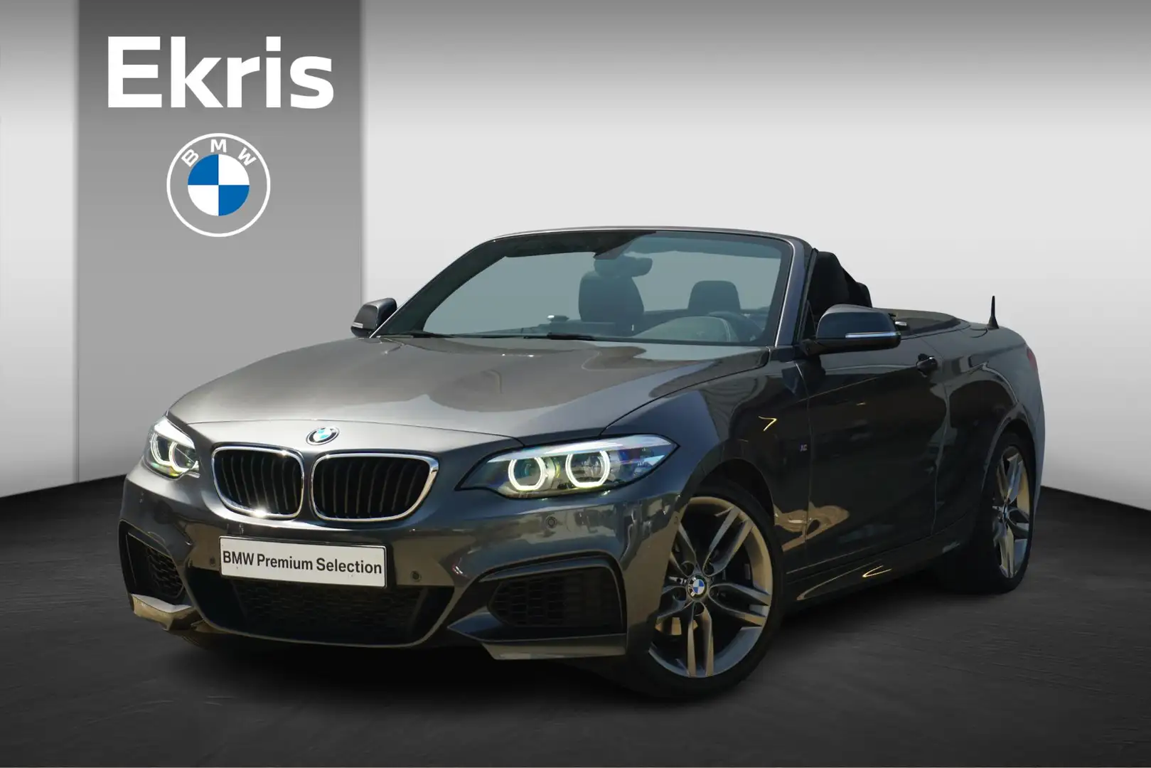BMW 218 2 Serie Cabrio 218i High Executive M Sportpakket 1 Grijs - 1