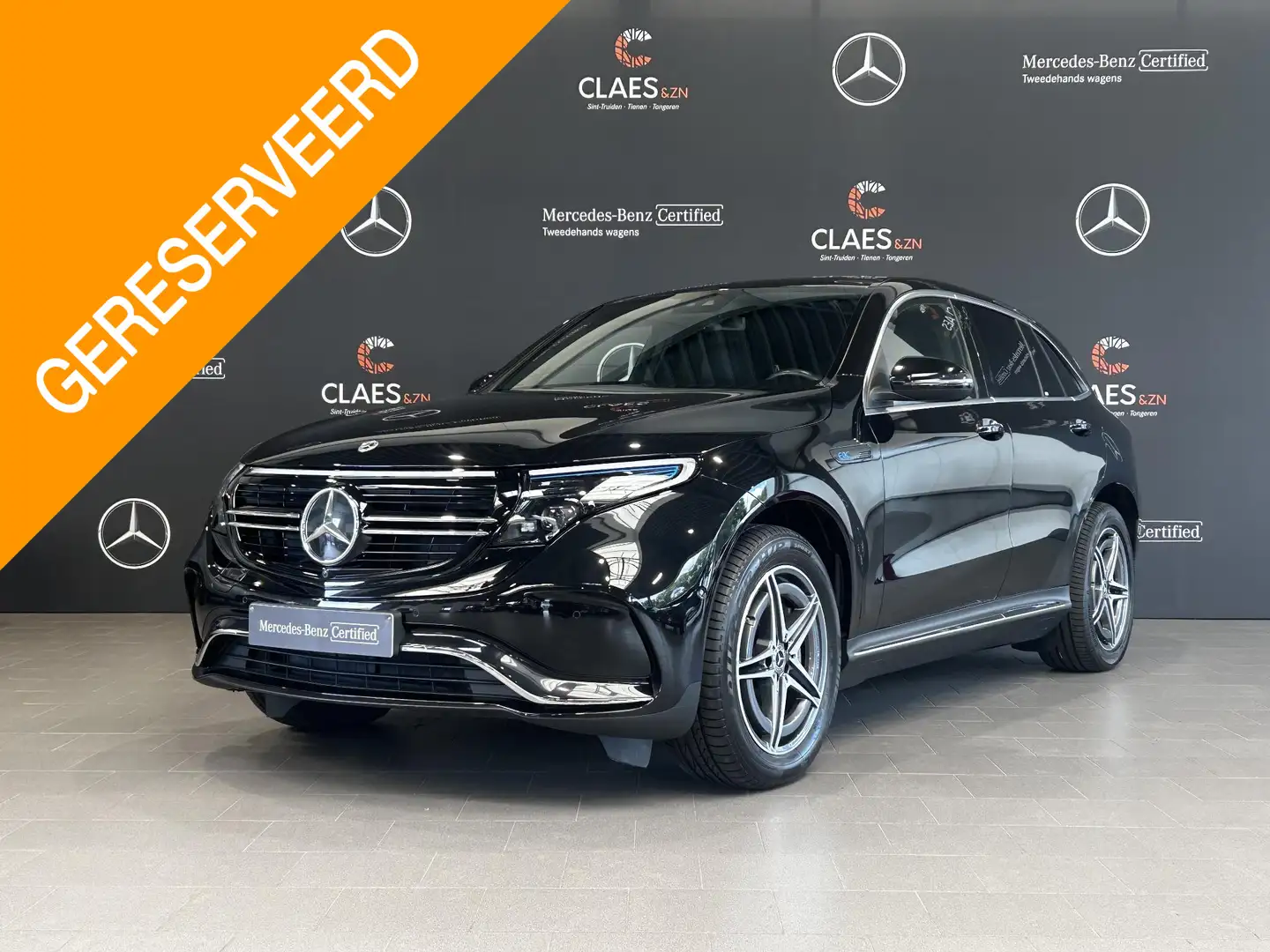 Mercedes-Benz EQC 400 4MATIC AMG Line DOS 7460 Zwart - 1
