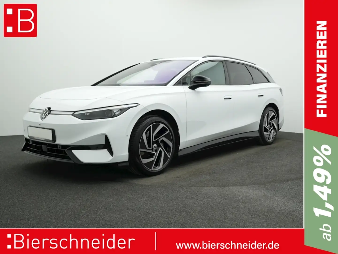 Volkswagen ID.7 Tourer Pro ab mtl. 449 EUR 5-J-GAR AHK HuD 360° Weiß - 1