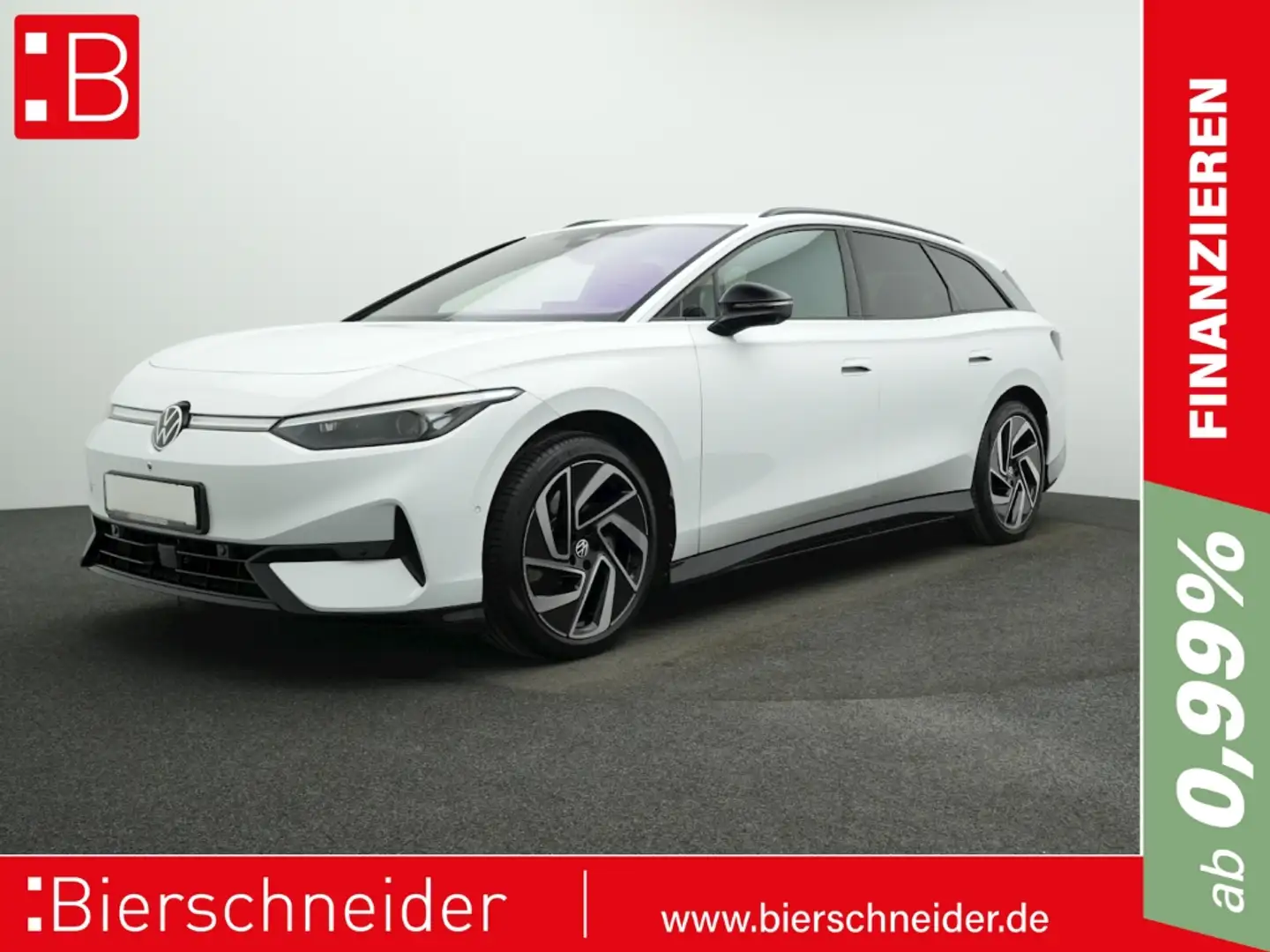 Volkswagen ID.7 Tourer Pro ab mtl. 509 EUR 5-J-GAR AHK HuD 360° Weiß - 1