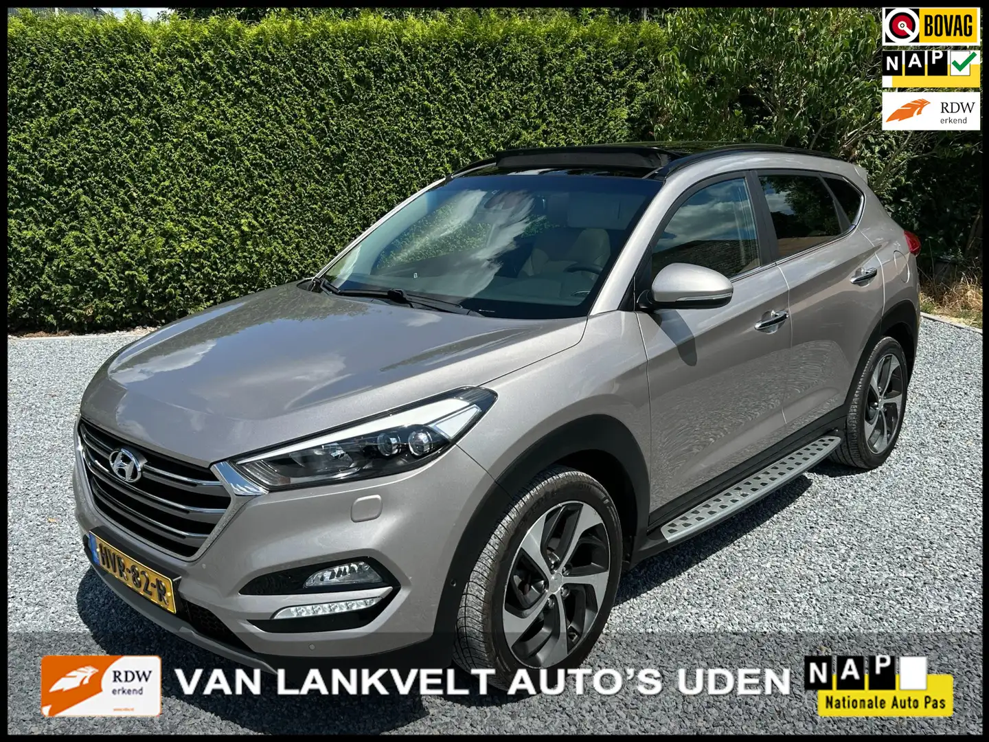 Hyundai TUCSON 1.6 T-GDi Premium automaat,Leder, Panoramadak, Nav Beige - 1