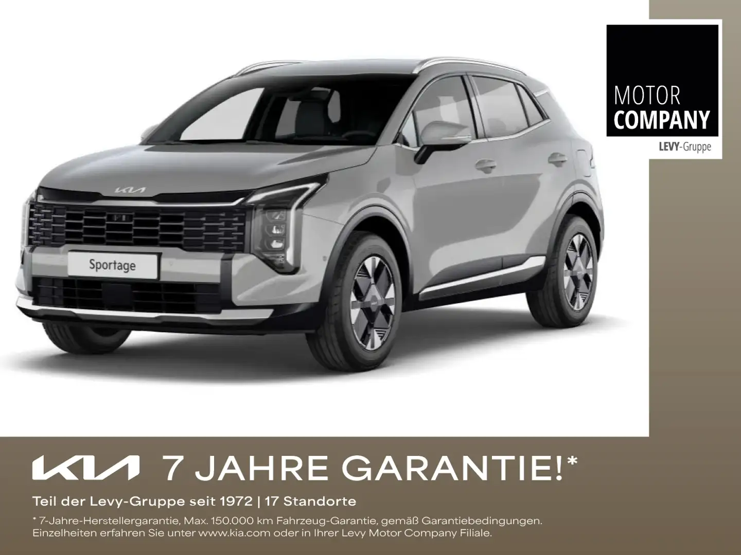 Kia Sportage 1.6 T-GDI Vision +MY26+DCT+Aktion+Sofort Grau - 1