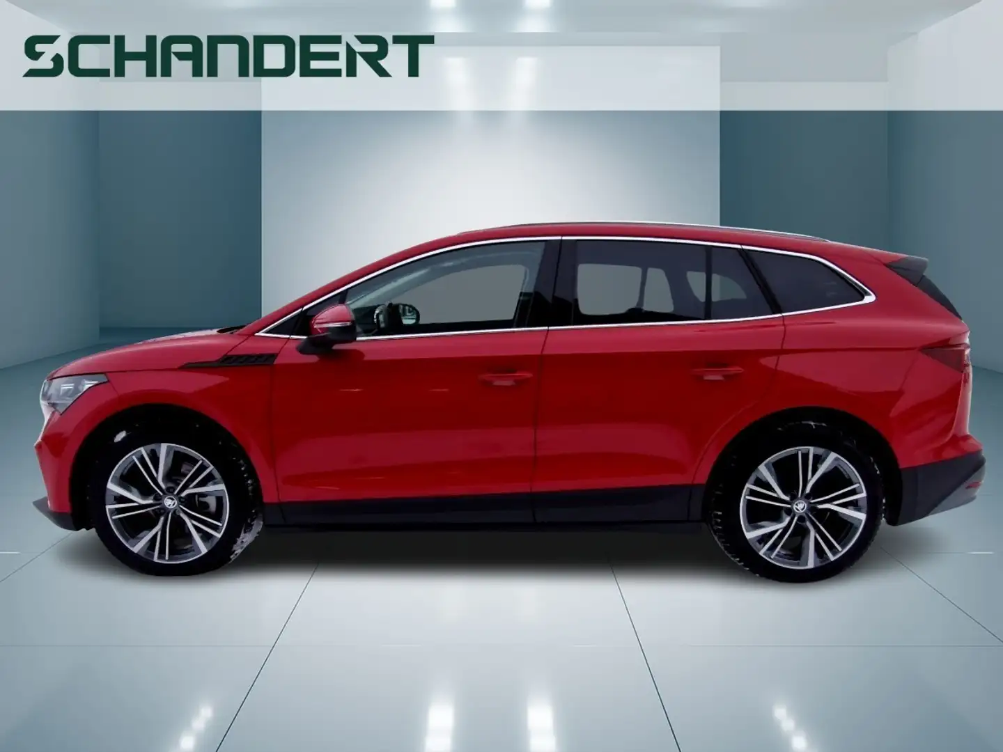 Skoda Enyaq 80 Loft Matrix Navi AHK Klimaautomtik Sitzhzg Rot - 2