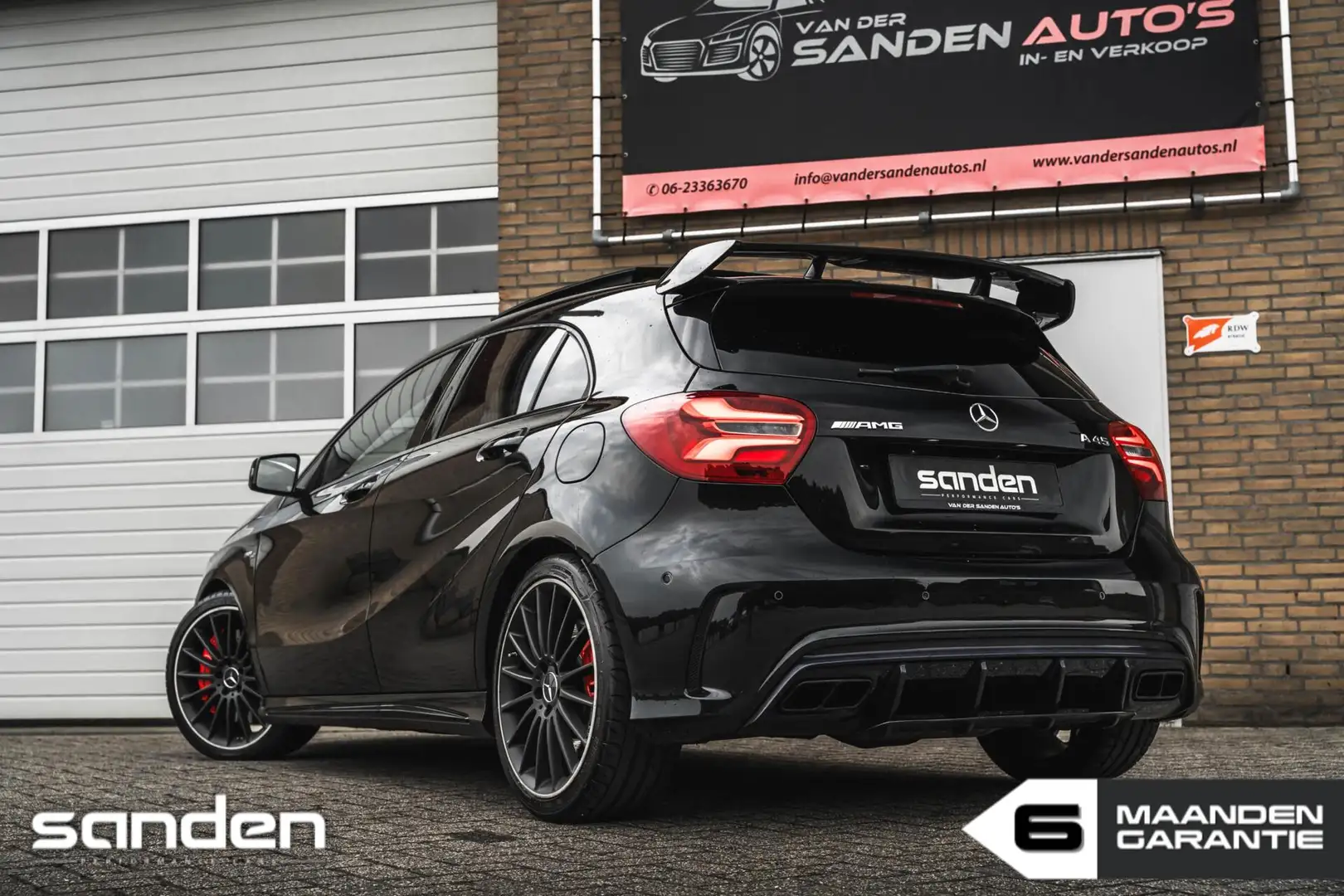 Mercedes-Benz A 45 AMG A45 4MATIC|Facelift|Aero|Pano|Leder| Noir - 2