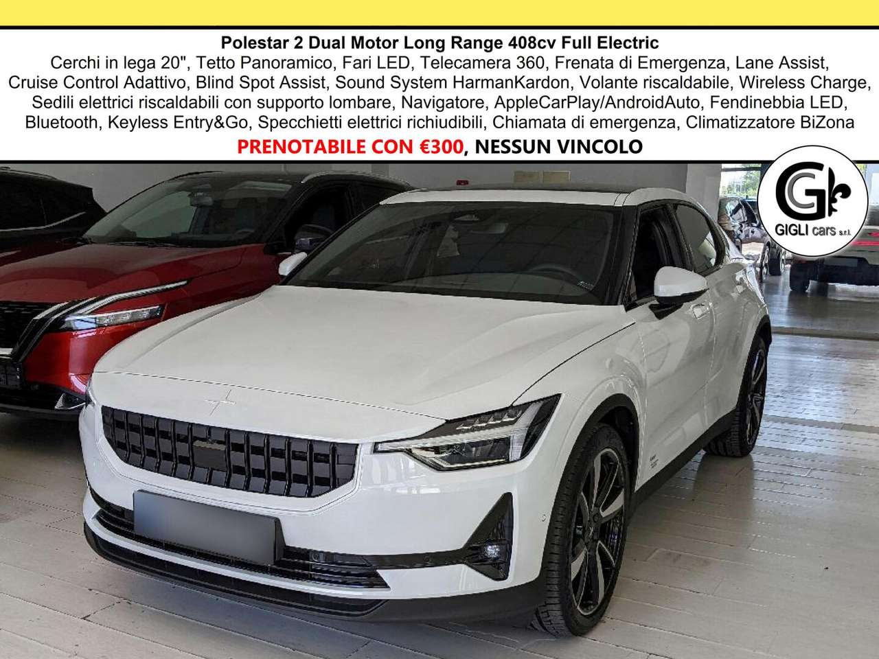 Polestar 2 Dual Motor Long Range 408cv Full Electric Tetto