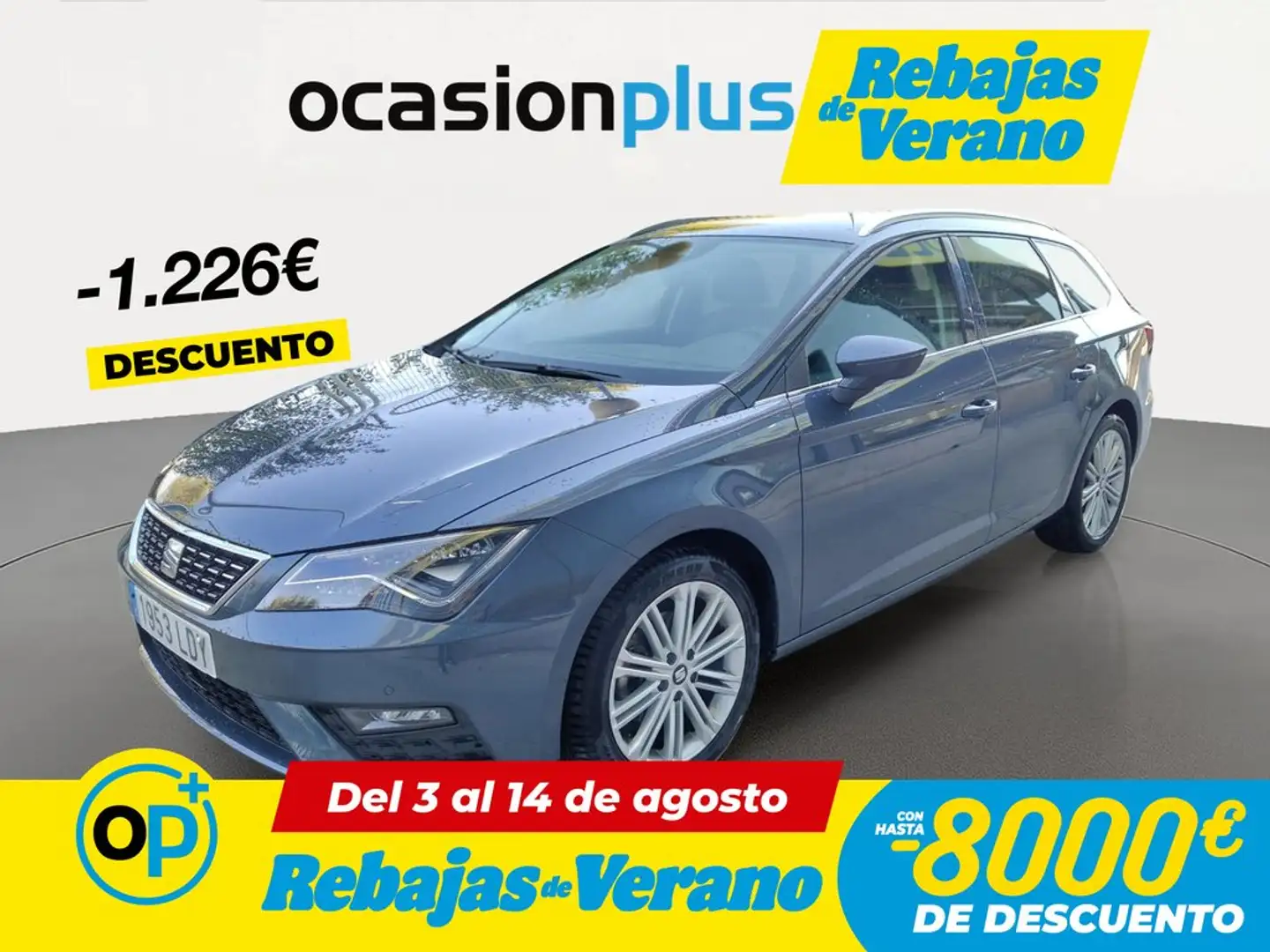 SEAT Leon ST 1.5 TGI GNC S&S Xcellence DSG7 130 Gris - 1