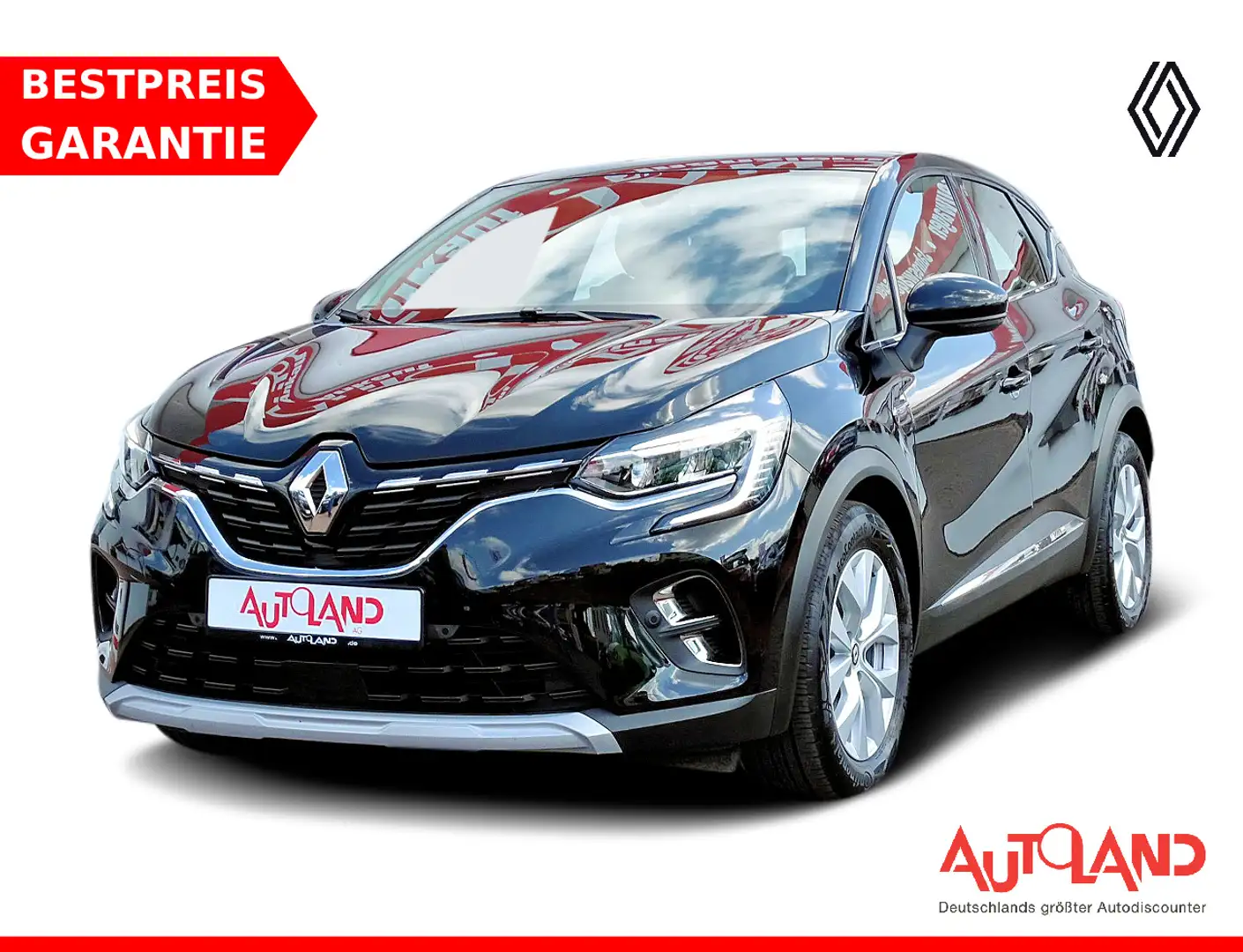 Renault Captur II 1.6 E-TECH Plug-in 160 Intens LED Navi Schwarz - 1