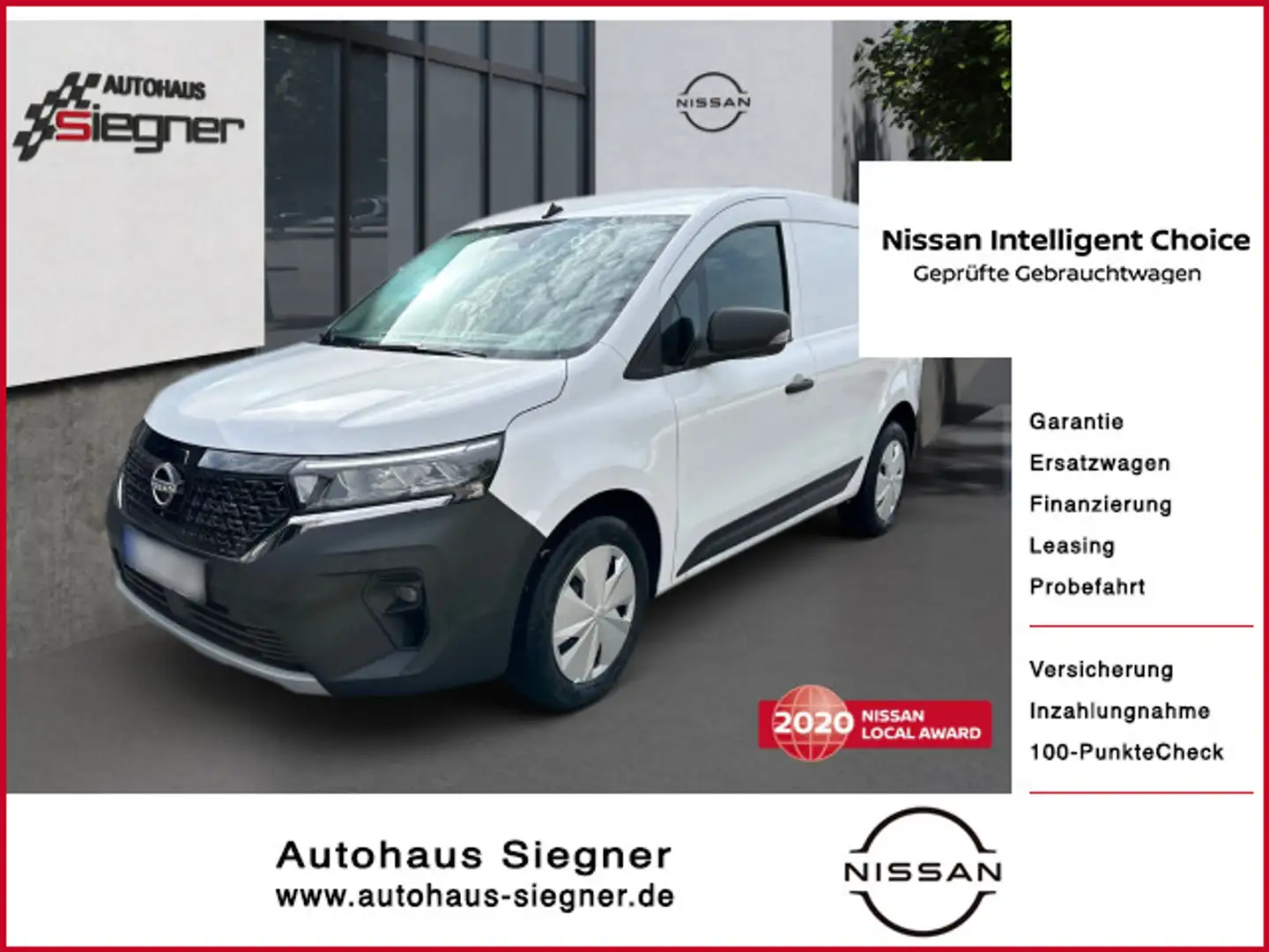 Nissan Townstar Kastenwagen L1 2,2t EV Acenta-Option Wit - 1