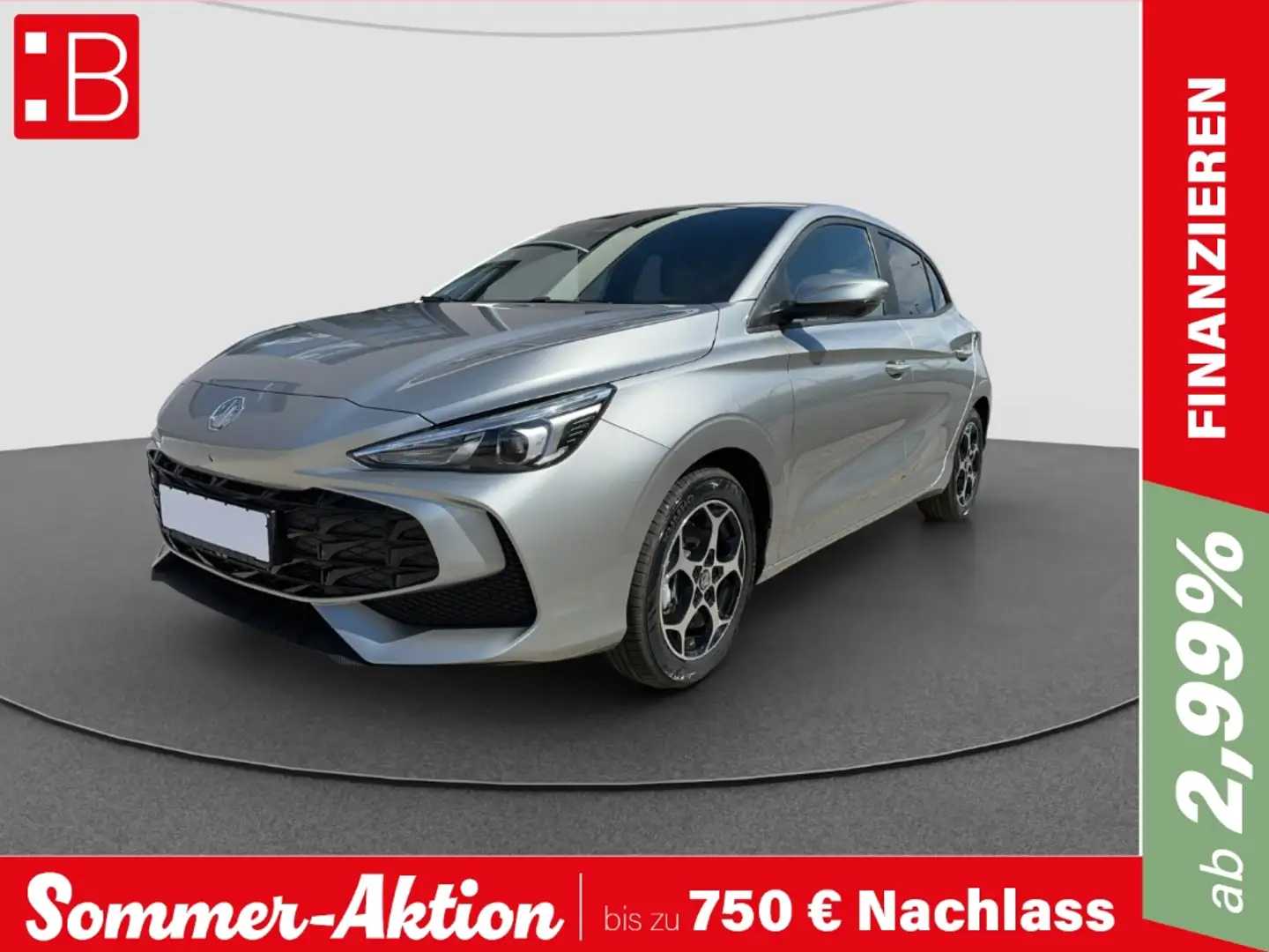 MG MG3 3 Luxury Hybrid+ - Leasing ab 229  mtl. 16 KAM ACC Silber - 1