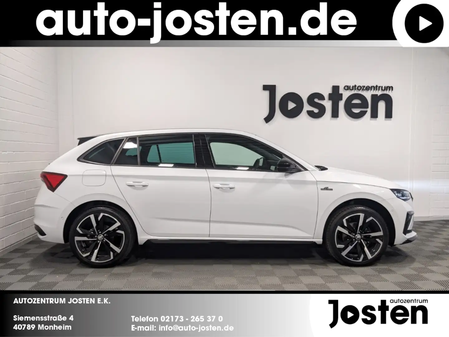 Skoda Scala Monte Carlo 1.5TSI DSG NAVI Komfort Plus Weiß - 2