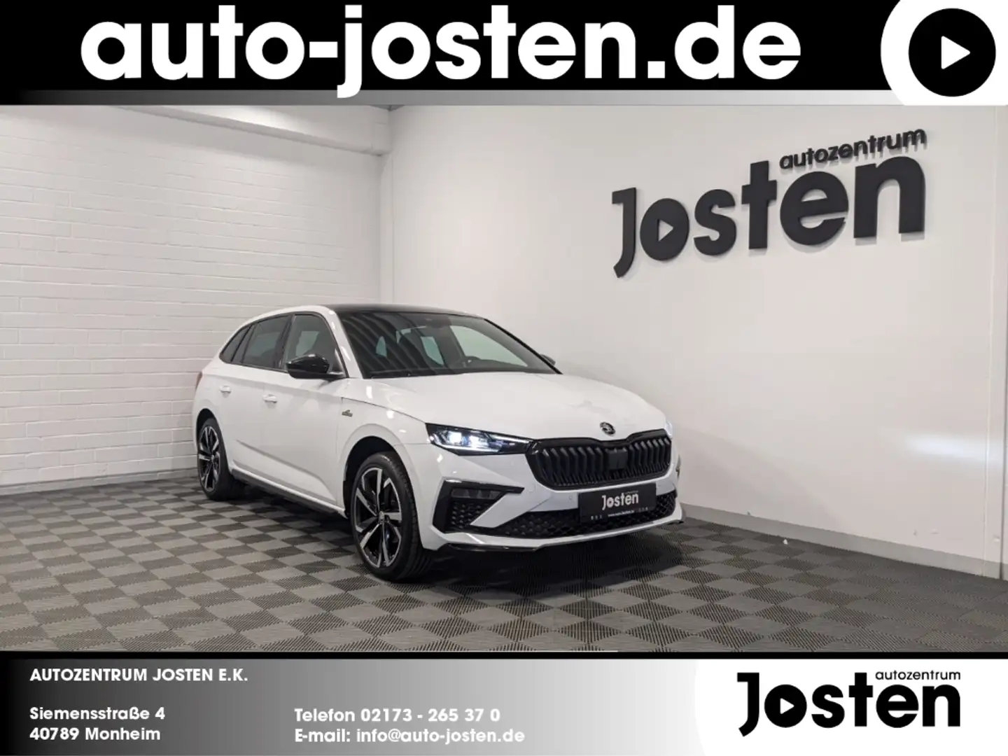 Skoda Scala Monte Carlo 1.5TSI DSG NAVI Komfort Plus Weiß - 1