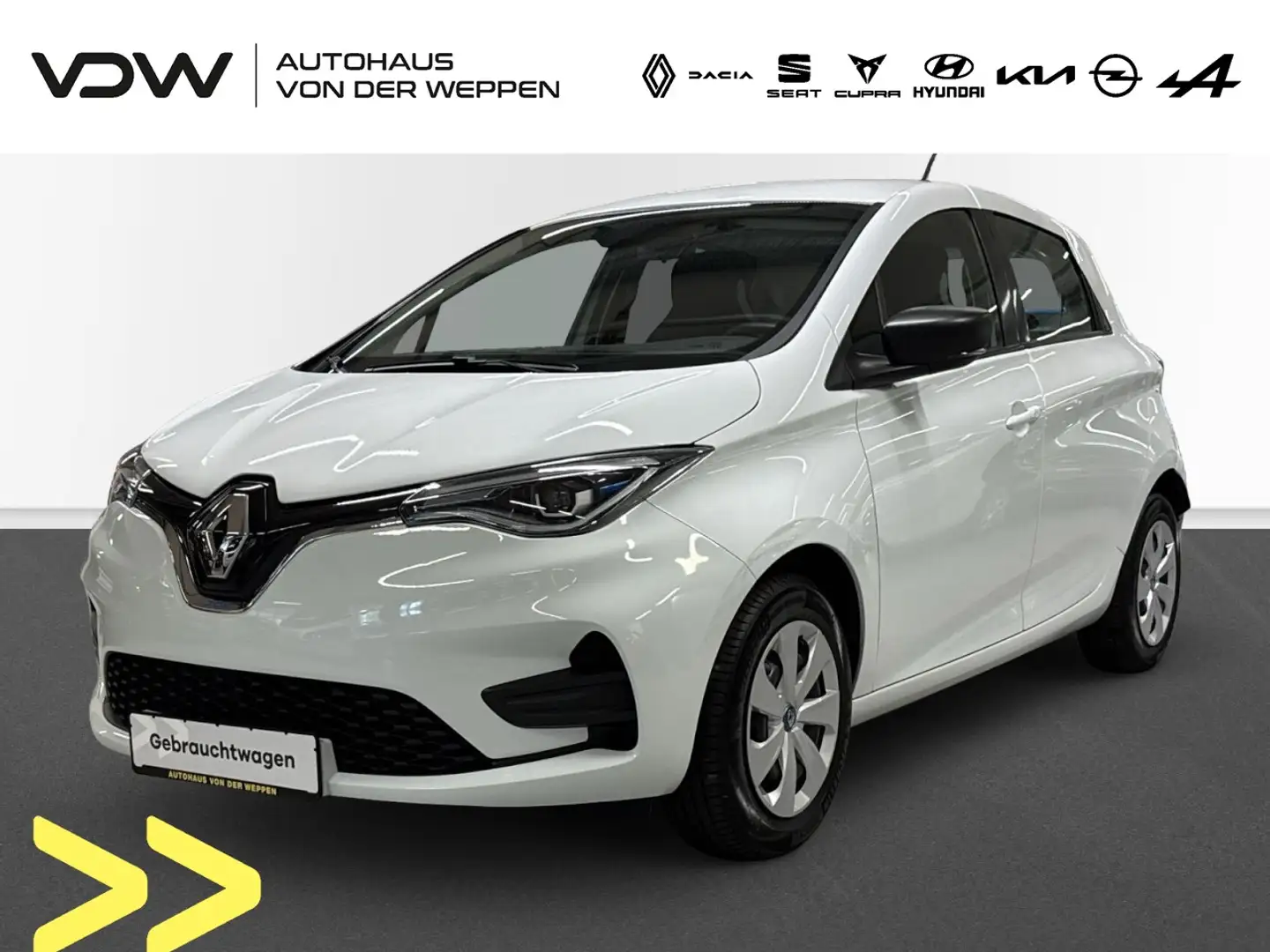 Renault ZOE Life inkl. Batterie Klima Fenster el. Weiß - 1