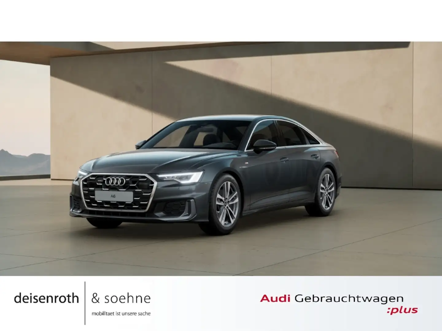 Audi A6 Limousine S line 45 TFSI qu Matrix/MagRide/Nav/Ass Grau - 1