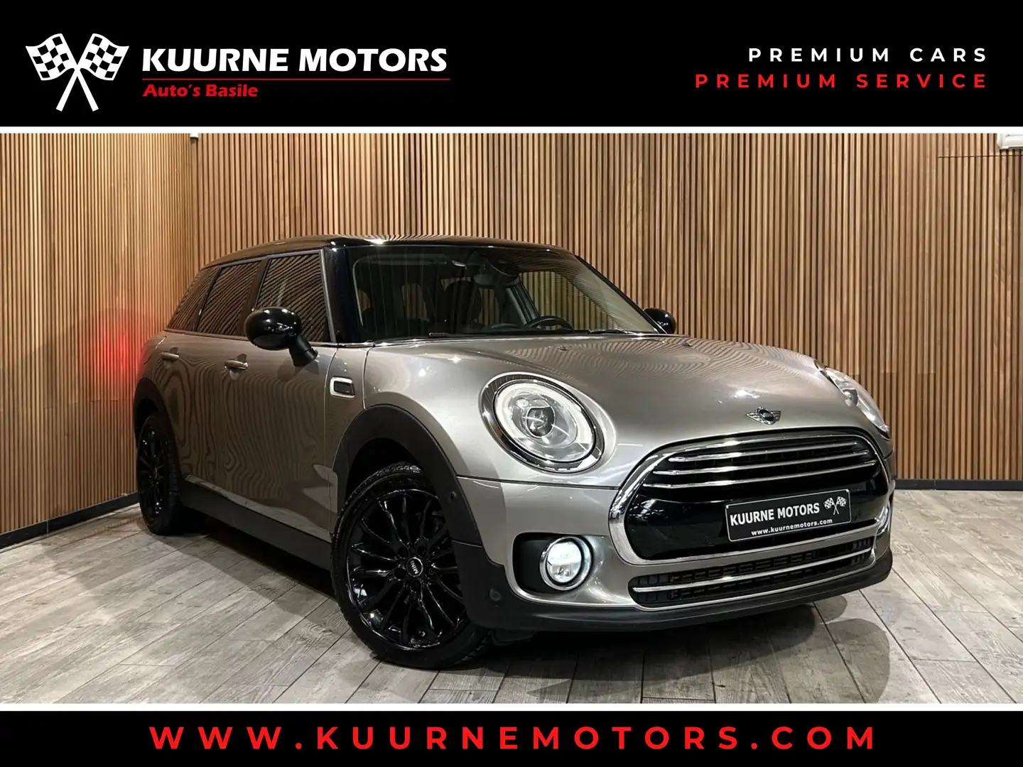 MINI Cooper Clubman 1.5iA Leder/Led/Gps/Airco/Cruise/Pdc *1j garantie* Beige - 1